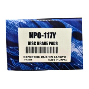 Nissin Front Brake Pad Honda City 2009-22 & Civic 2013-16 | NPO-117W