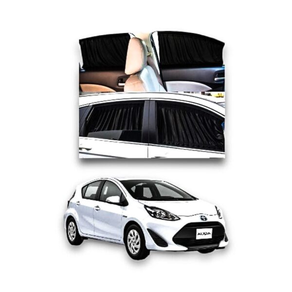 TOYOTA AQUA 2012-2021 CUSTOMIZED SIDE RAILING CURTAINS