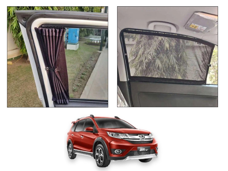 Honda BRV Retractable Side Railing Curtains