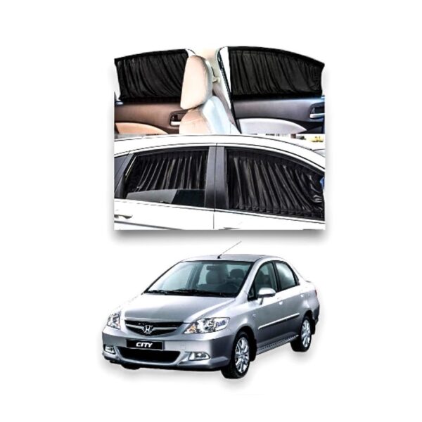 HONDA CITY 2004-2008 CUSTOMIZED SIDE RAILING CURTAINS