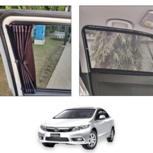 Honda Civic 2013-2016 Retractable Side Railing Curtains