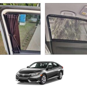 Honda Civic 2016-2021 Retractable Side Railing Curtains