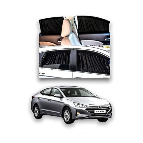HYUNDAI ELANTRA CUSTOMIZED SIDE RAILING CURTAINS