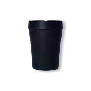 PLAIN BLACK CAR ASHTRAY