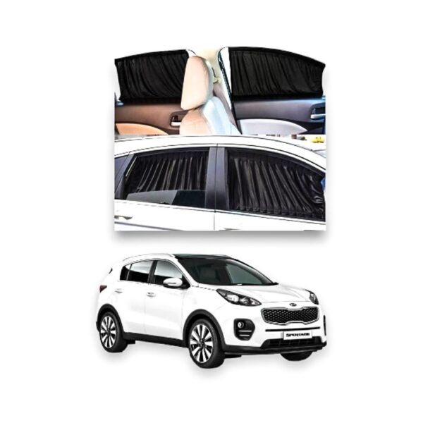 KIA SPORTAGE CUSTOMIZED SIDE RAILING CURTAINS