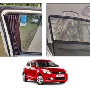 Suzuki Swift 2009-2021 Retractable Side Railing Curtains