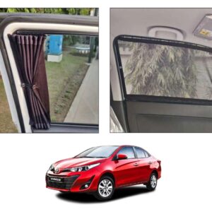 Toyota Yaris Retractable Side Railing Curtains