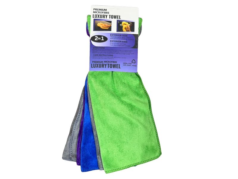 Microfibre Cleaning Towel Pack Of 5 - Image 2