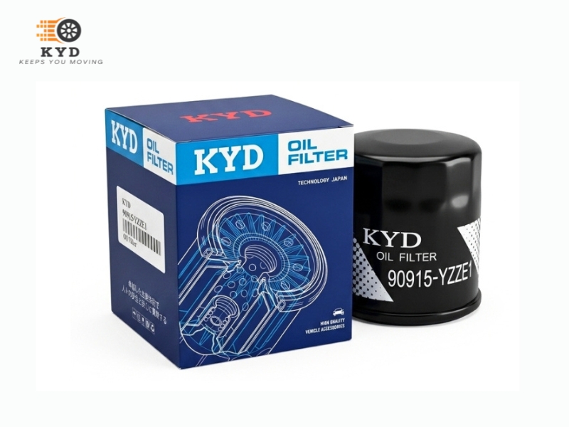 KYD Oil Filter For Toyota Yaris, Aqua & Corolla 1.3 | Made in China