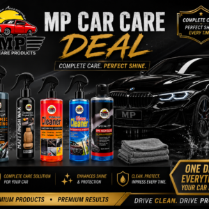 MP Car Care Bundle 6 in 1 Complete Car Care Kit For Black Car Only